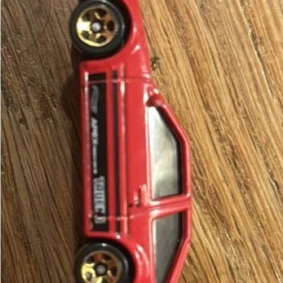 Hot Wheels Other - Speedy Red Toy Car with Gold Accents
